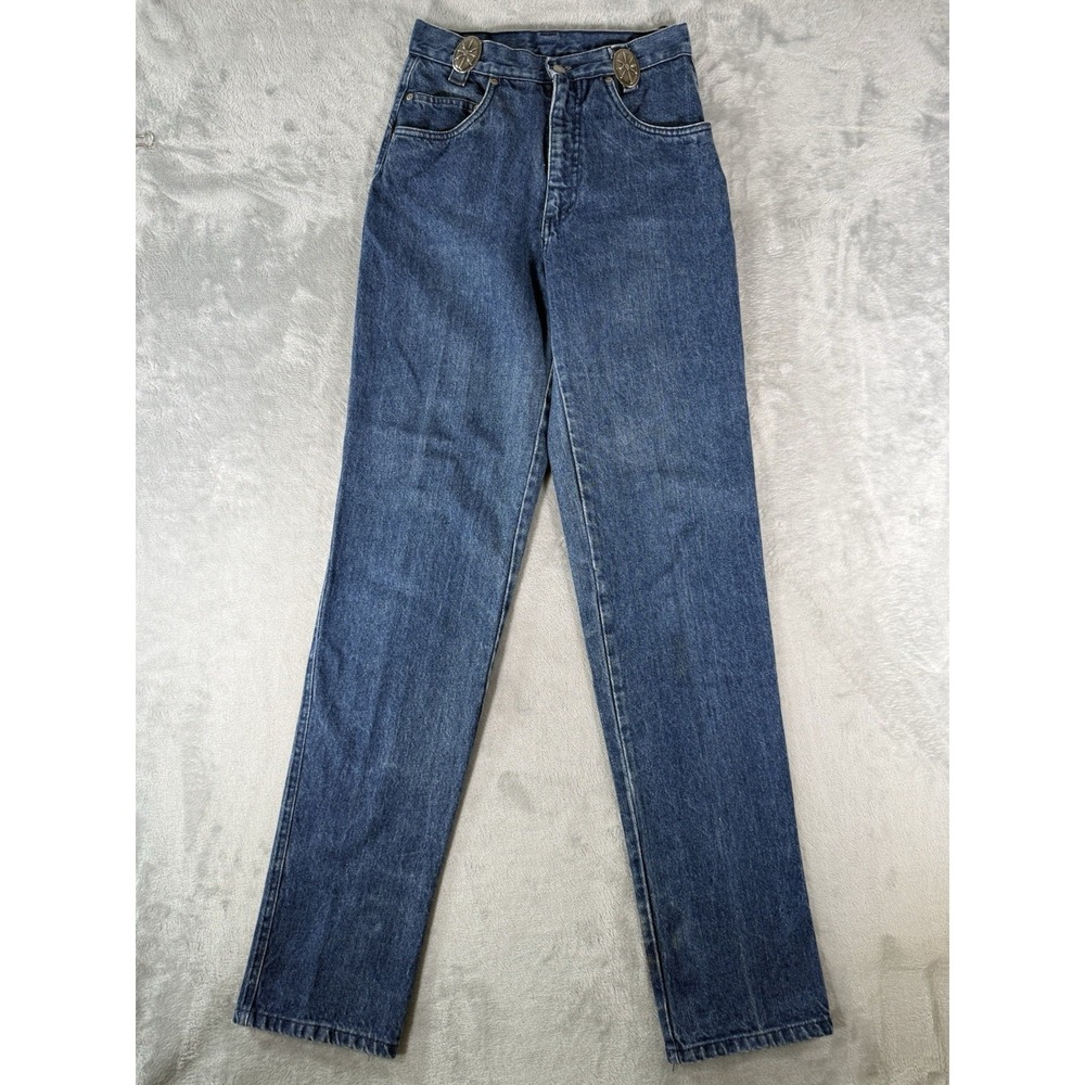 Roper Jeans Womens 9 Western Concho Style Tabs Bareback Vintage Made In USA